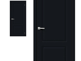 Межкомнатная дверь Браво Винил Граффити-12 Total Black