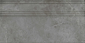 Плинтус Kerama Marazzi FME031R Риальто серый тёмный глянцевый обрезной 20x40x1,6
