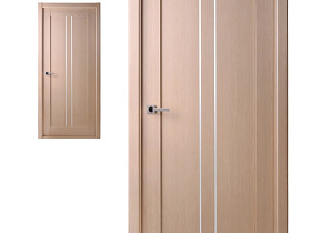 Межкомнатная дверь экошпон Belwooddoors Челси Клен серебристый, глухое полотно