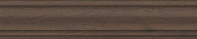 Плинтус Kerama Marazzi SG7329/BTG Тровазо коричневый тёмный матовый 39,8x8x1,55
