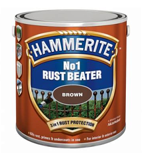 Грунт для усиления антикоррозионной защиты Hammerite №1 Rust Beater, коричневый (2,5л)
