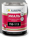 Эмаль ПФ-115 ЛАКРА, серый Л-С, 2.8 кг