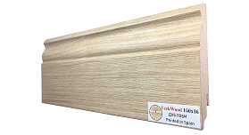 Плинтус МДФ TeckWood фигурный 100х16мм Дуб Гоби, 1 м.п.