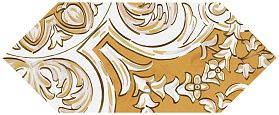 Мозаика из керамогранита Kerama MarazzI HGD/B514/35000 Декор Алмаш 3 жёлтый глянцевый 14x34