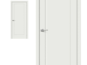 Межкомнатная дверь Браво Эмалит Прима-10 White Matt