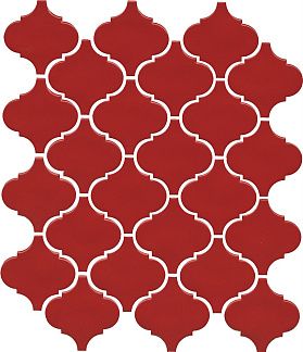Мозаика из керамогранита Kerama Marazzi 65013 Авейру мозаичный красный глянцевый 26x30x7, 1 кв.м.