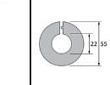 Обвод для труб Идеал 22 мм 001 Белый