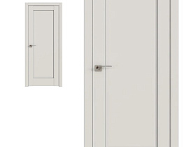 Межкомнатная дверь Profil Doors экошпон серия U 100U Дарк Вайт глухое полотно