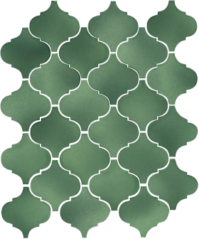 Керамическая плитка Kerama Marazzi 65008 Арабески Майолика зелёный 26х30, 1 кв.м.