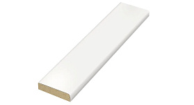 Притворная планка для дверей Velldoris Эмаль цвет Белый RAL9003