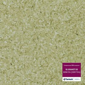 Линолеум антистатический Tarkett IQ Granit SD Green 0724