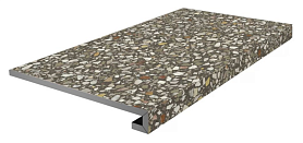 Ступень фронтальная клееная Kerama Marazzi Тосканская коллекция Бричиола KM6060G0051RGCF коричневый матовый обрезной 33x60x0,9