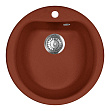 Мойка кухонная AquaGranitEx M-07 (334) красный марс