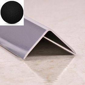 Уголок алюминиевый Фаворит черный матовый 15х15х2700