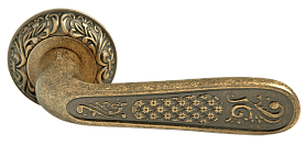 Межкомнатная дверная ручка Rucetti RAP-CLASSIC 1 OMB, Старая античная бронза