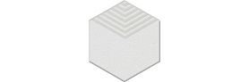 Мозаика из керамогранита Kerama Marazzi OS/A241/63000 Декор Агуста белый 6x5,2x6,9