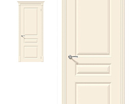 Межкомнатная дверь эмаль Bravo Скинни-14 Cream глухое полотно