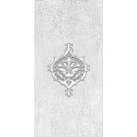 Декор Нефрит Преза светло-серый 20х40