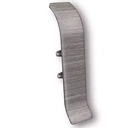 Соединитель для плинтуса Идеал Классик-85, К-П85-С 296 Орех серый, 85мм