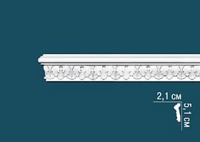 Молдинг Перфект с рисунком AC279 21х51х2440 мм, 1 м.п.