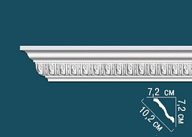 Карниз Перфект с рисунком АА120 72х72х2440 мм, 1 м.п.