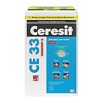 Затирка для швов Ceresit COMFORT CE33 Серый 07, 25кг