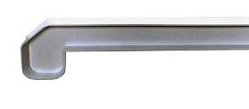 Заглушка стыковочная 135/180 градусов для подоконника LUX, 610мм белая