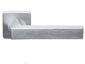Межкомнатная дверная ручка Rossi INCA LD 199-F21 SN/CP Никель матовый/никель