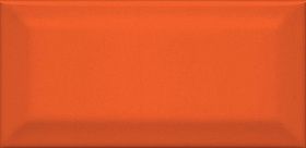 Керамическая плитка Kerama Marazzi 16075 Клемансо оранжевый грань 7,4х15, 1 кв.м.