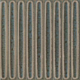 Декор чипсет Kerama Marazzi Марокканская коллекция Далия KMD2SOB002BN бирюзовый тёмный глянцевый 20x20x0,95