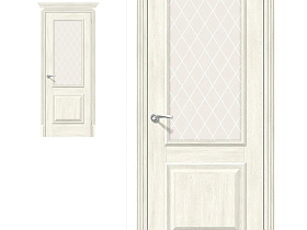 Межкомнатная дверь Классико-13 Nordic Oak White Сrystal