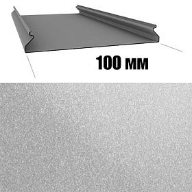 Потолок реечный Cesal S-100 Металлик Серебристый C02 (4м), 1 шт.