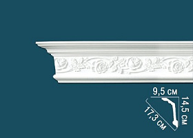 Карниз Перфект с рисунком АА016 95х145х2400 мм, 1 м.п.