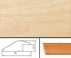 Молдинг массивный разноуровневый Pedross 58х21,5х2700 Клен