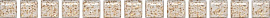 Карандаш Kerama Marazzi POF002 Бисер белый золото 20х1.4
