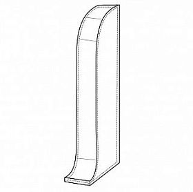 Заглушка правая к плинтусу Bonkeel BC 6015 60мм
