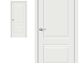 Межкомнатная дверь Браво Эмалит Прима-2 White Matt