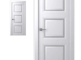 Межкомнатная дверь эмаль Belwooddoors Аурум 3 белая, глухое полотно