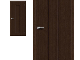 Межкомнатная дверь Браво Эко Шпон Тренд-13 3D Wenge