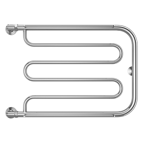 Полотенцесушитель водяной Terminus Фокстрот 1" БШ 500х700, боковое, хром