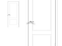 Межкомнатные двери Velldoris Экошпон ALTO 11 2P цвет Белый Эмалит