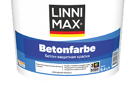 Краска водно-дисперсионная для внутренних и наружных работ Linnimax Betonfarbe полуматовая, база 3