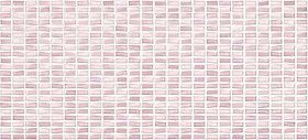Декофон Cersanit Pudra облицовочная плитка мозаика рельеф розовый (PDG073D) 20x44, 1 кв.м.