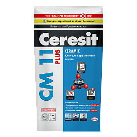 Клей для плитки Ceresit CM11, 5кг