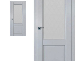 Межкомнатная дверь Profil Doors экошпон серия U 2.42U Манхэттен полотно со стеклом ромб