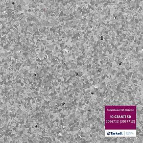 Линолеум антистатический Tarkett IQ Granit SD Medium Grey 0712