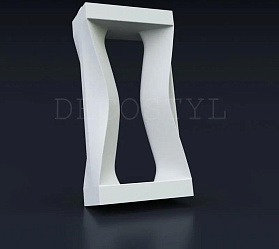 Гипсовая 3D перегородка DecoStyl Hourglass