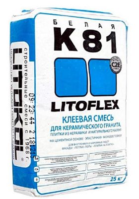 Клей для плитки Litokol Litoflex K81 25кг