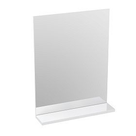Зеркало с полкой Cersanit MELAR 50 без подсветки прямоугольное универсальная белый