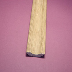 Плинтус из массива дуба угловой Ласточкин хвост 2+2, 43 мм, 1 м.п.